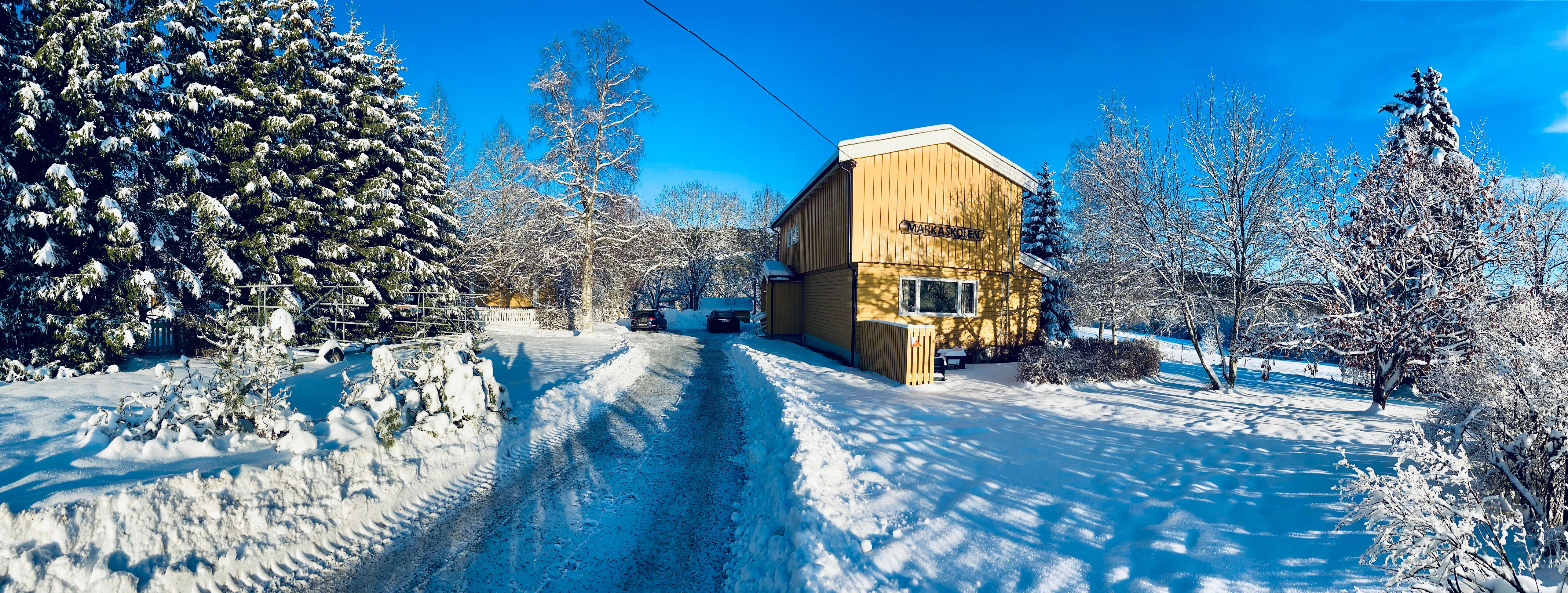 Vinter på Markaskolen