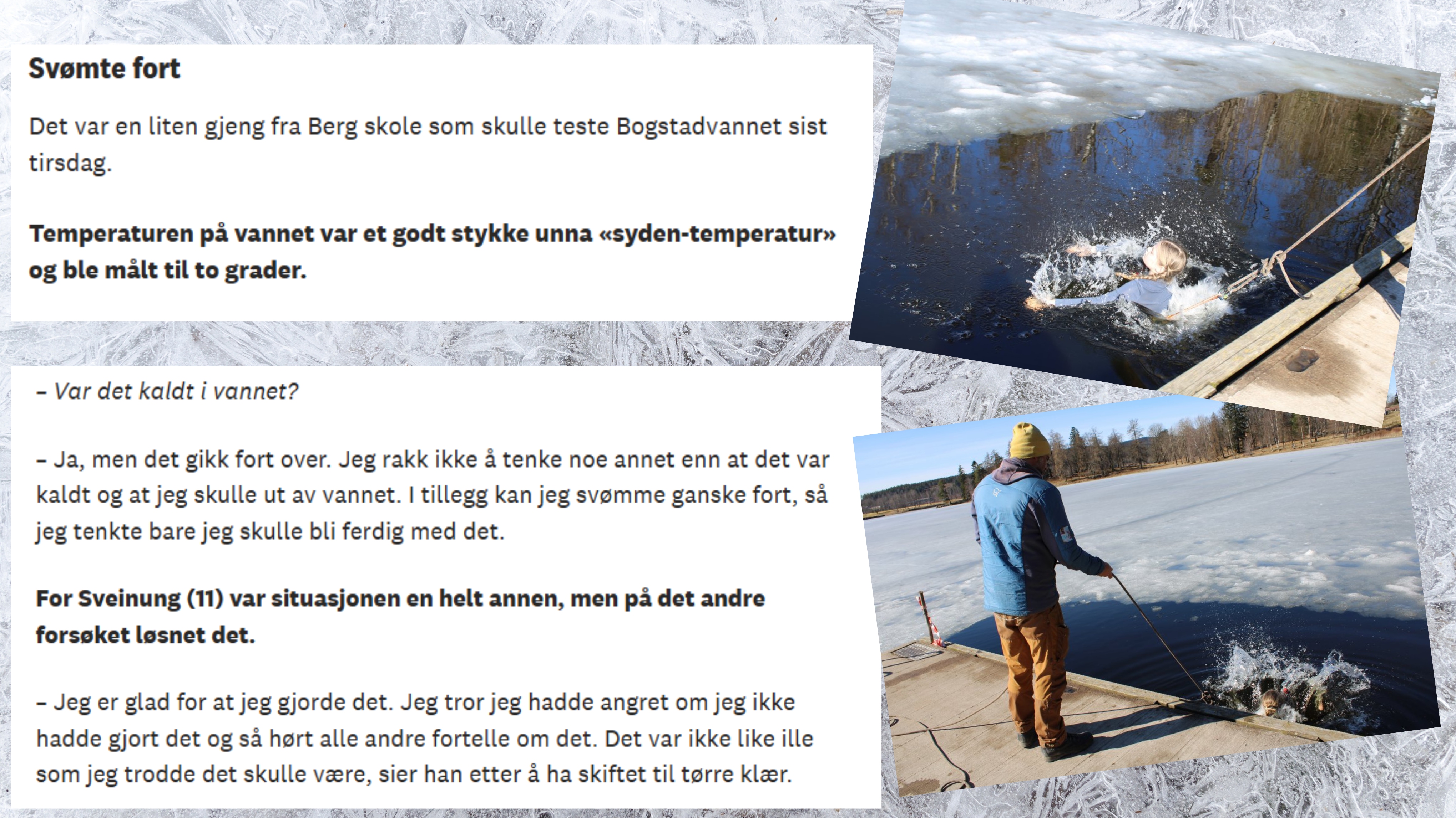 en person som går på en snødekt sti